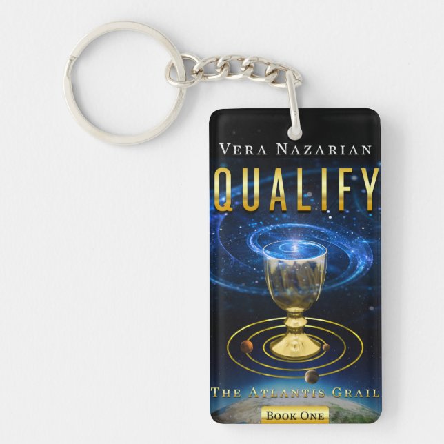 Qualify and Compete - Book Covers - Key Chain (Front)