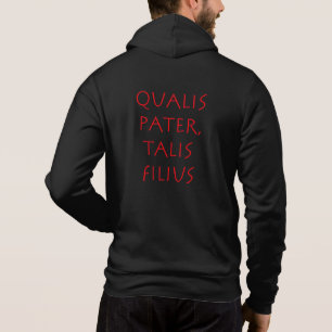 Qualis pater talis filius hoodie