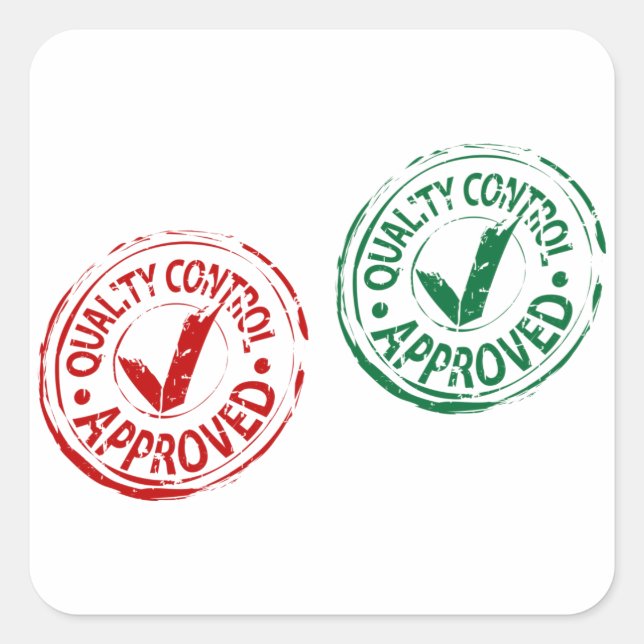 Quality Control Approved Stickers (Front)