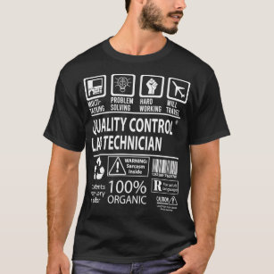 Quality Control Lab Technician MultiTasking Certif T-Shirt