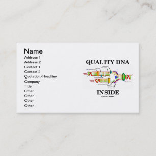 Quality DNA Inside (DNA Replication) Business Card