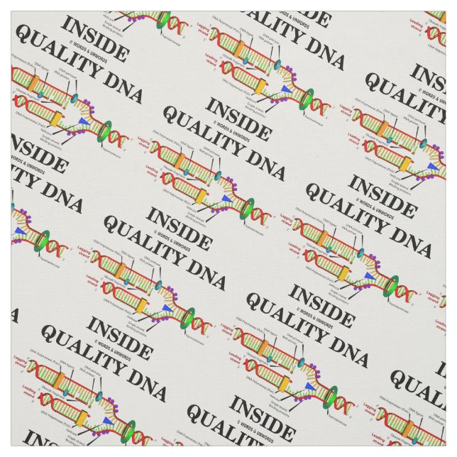 Quality DNA Inside (DNA Replication) Fabric (Swatch)