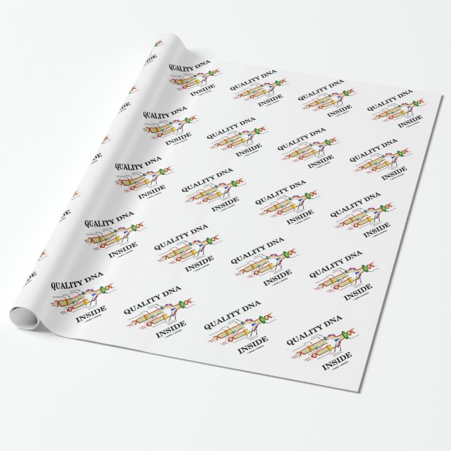 Quality DNA Inside (DNA Replication) Wrapping Paper (Unrolled)