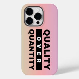 Quality Engineering Quote - Quality Over Quantity Case-Mate iPhone 14 Pro Case