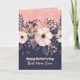 QUALITY Floral Mothers Day Cards Customisable