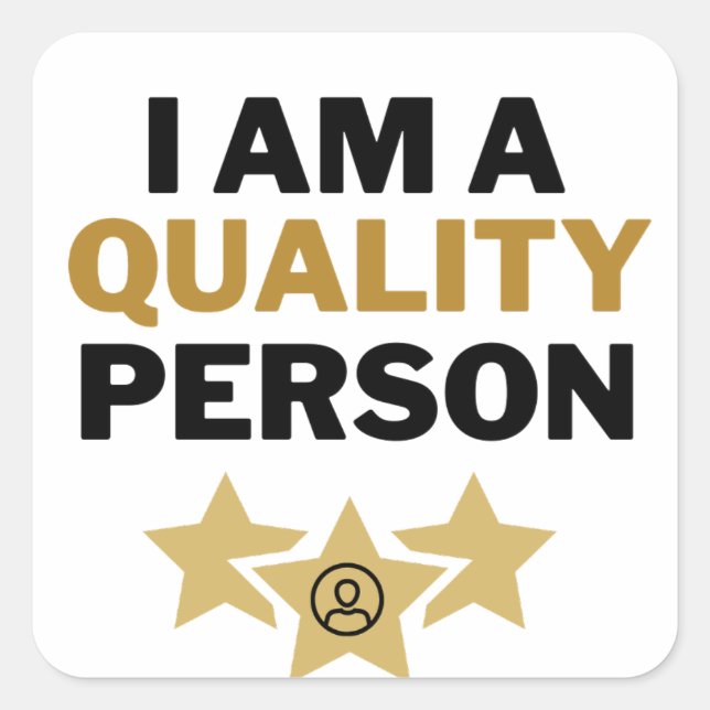 Quality Sticker (Front)