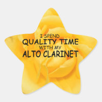Quality Time Alto Clarinet Star Sticker