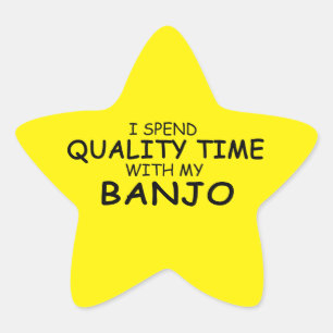 Quality Time Banjo Star Sticker