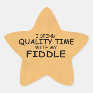 Quality Time Fiddle Star Sticker