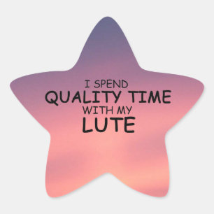 Quality Time Lute Star Sticker