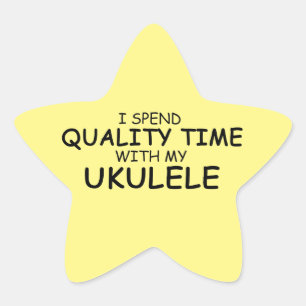 Quality Time Ukulele Star Sticker