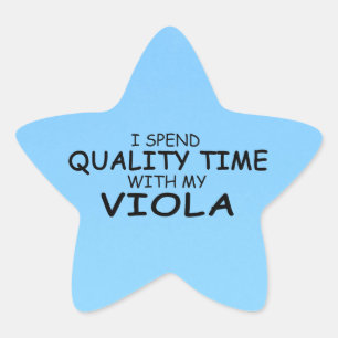 Quality Time Viola Star Sticker
