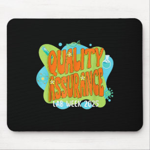 Quality Urance Lab Scientist Retro Lab Week Run 20 Mouse Mat