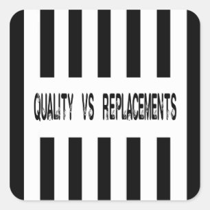Quality vs Replacements Referee Design Sticker