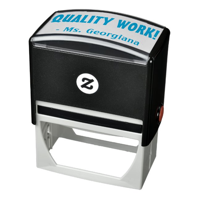 "QUALITY WORK!" Teacher Rubber Stamp (Product)