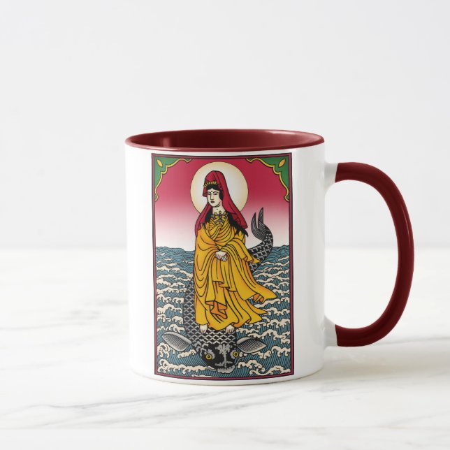 Quan Yin with Dharmachakra Mug (Right)