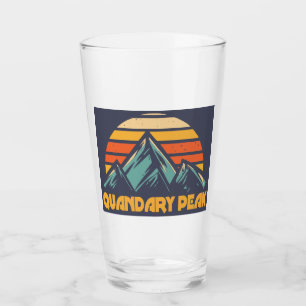 Quandary Peak Colorado Retro Turquoise Glass