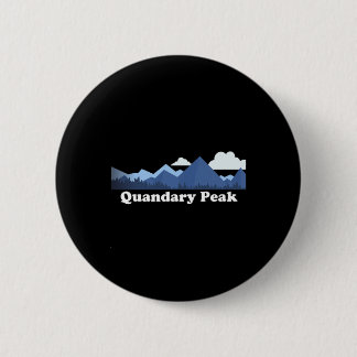 Quandary Peak Gger Colorado Rocky Mountains Co Cli 6 Cm Round Badge