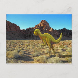 Quantasarus in desert postcard
