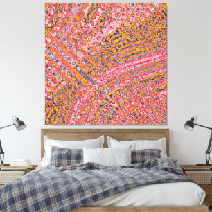 Quantum Abstract Landscape Design Canvas Print