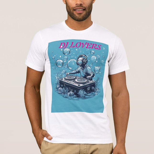 🎧 Quantum Beatmaster: The DJ of Entangled Frequen T-Shirt (Front)