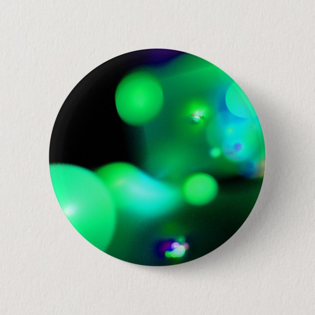 QUANTUM BUBBLES 6 CM ROUND BADGE (Front)