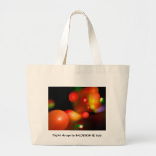 QUANTUM BUBBLES LARGE TOTE BAG