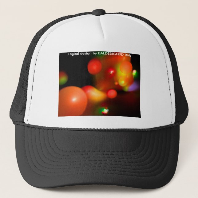 QUANTUM BUBBLES TRUCKER HAT (Front)