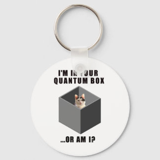 Quantum Cat Key Ring