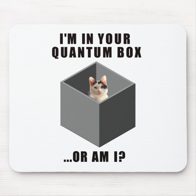 Quantum Cat Mouse Mat (Front)