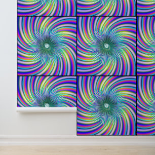 Quantum Colourful Floral Mandala Art Wallpaper