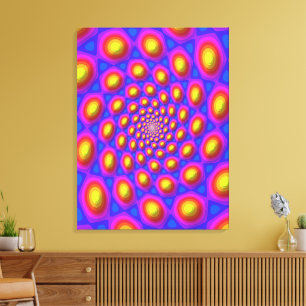 Quantum Eigen State Mandala Art Canvas Print