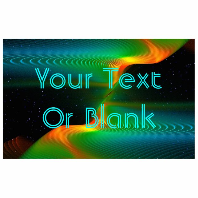 Quantum Entanglement Photo Sculpture Magnet (Front)