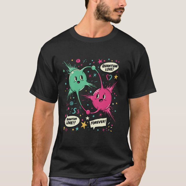 Quantum Entanglement Photon Physics Science Nerd A T-Shirt (Front)