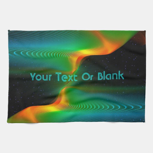 Quantum Entanglement Tea Towel (Horizontal)