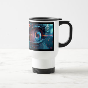 Quantum Eye left hand travel commuter mug