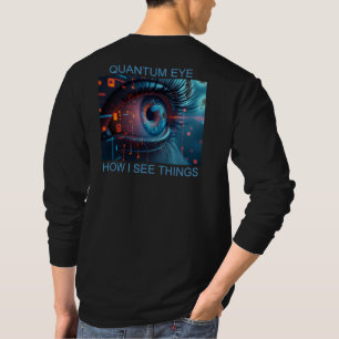 Quantum Eye things men black long sleeve shirt bk