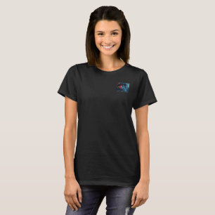 Quantum Eye Things women black T-shirt pocket