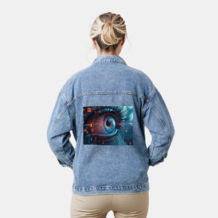 Quantum Eye women denim jacket