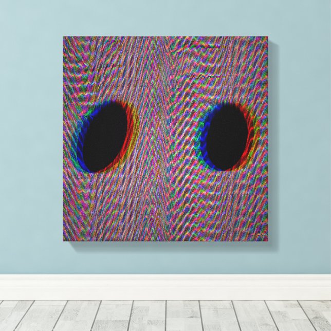 Quantum Flow Field  Canvas Print (Insitu(Wood Floor))