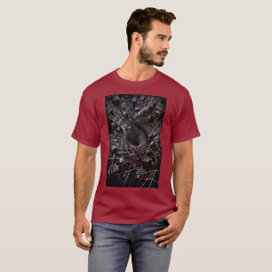 Quantum Grid 3D Illusion T-Shirt