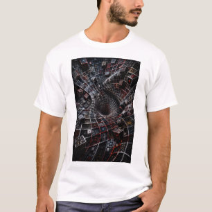 Quantum Grid 3D Illusion T-Shirt