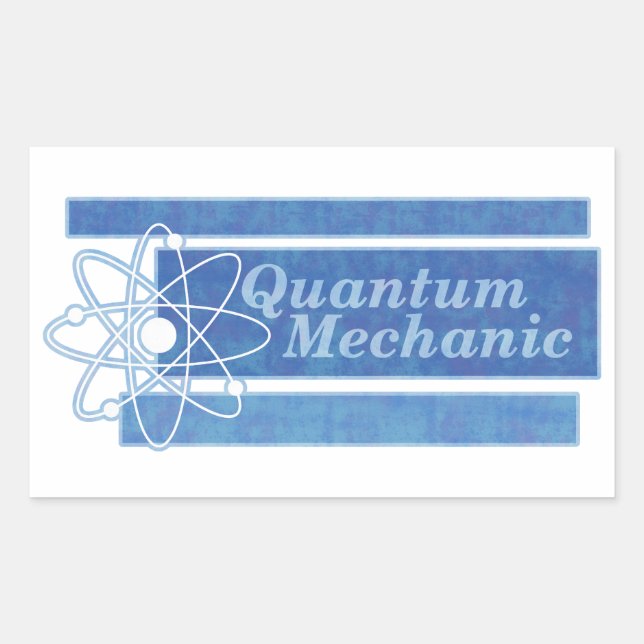 Quantum Mechanic Sticker (Front)