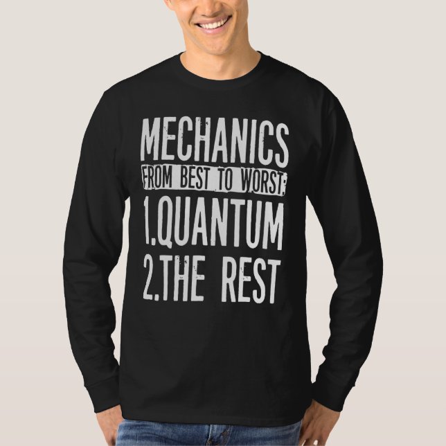 Quantum Mechanics Apparel -  Mechanic Design T-Shirt (Front)