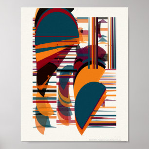 Quantum Mechanics Bauhaus Pattern  Poster