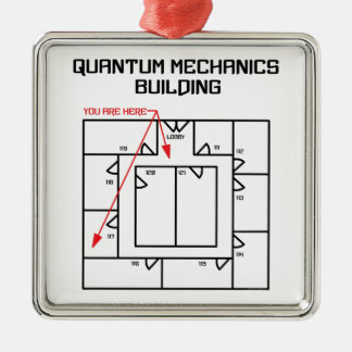 Quantum Mechanics Building Metal Tree Decoration