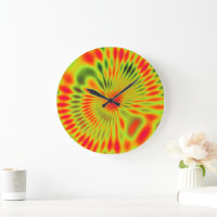 Quantum Mechanics Mandala Art Wall Clock
