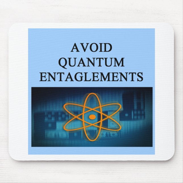 QUANTUM mechanics. Mouse Mat (Front)