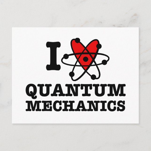 Quantum Mechanics Postcard (Front)