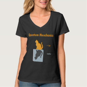 Quantum Mechanics Schrödinger Cat Physics Joke T-Shirt